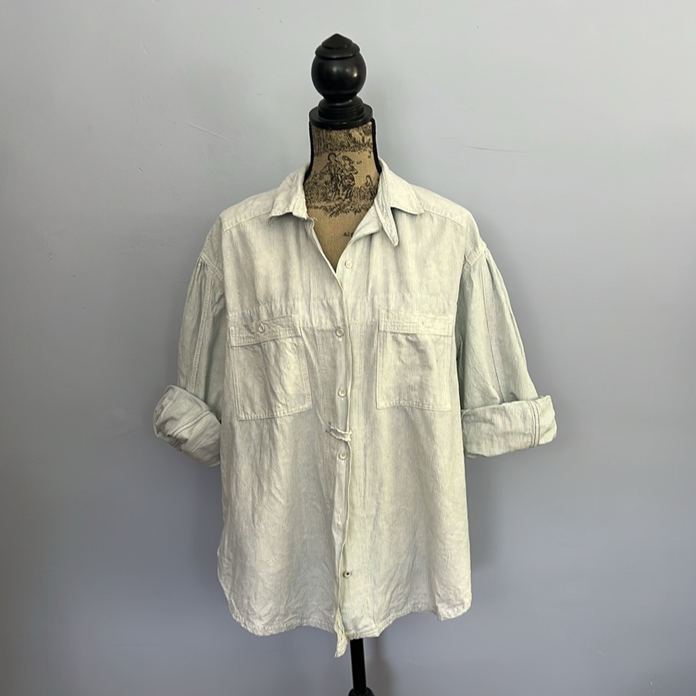 Free People Button Down Shirt